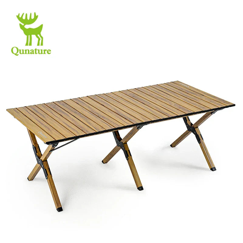 Load image into Gallery viewer, Qunature Lightweight Foldable Aluminum Table with Stable Triangular Structure
