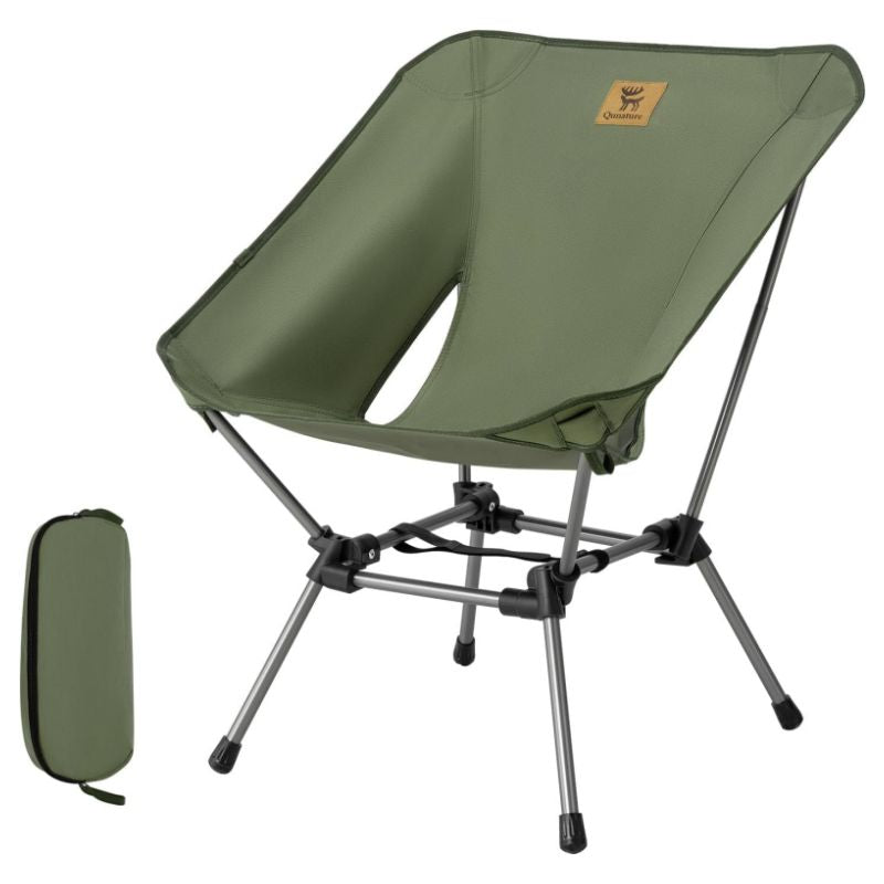 Load image into Gallery viewer, Qunature Ultra Lightweight Folding Camp Chair with Storage Bag Supports 260 lbs
