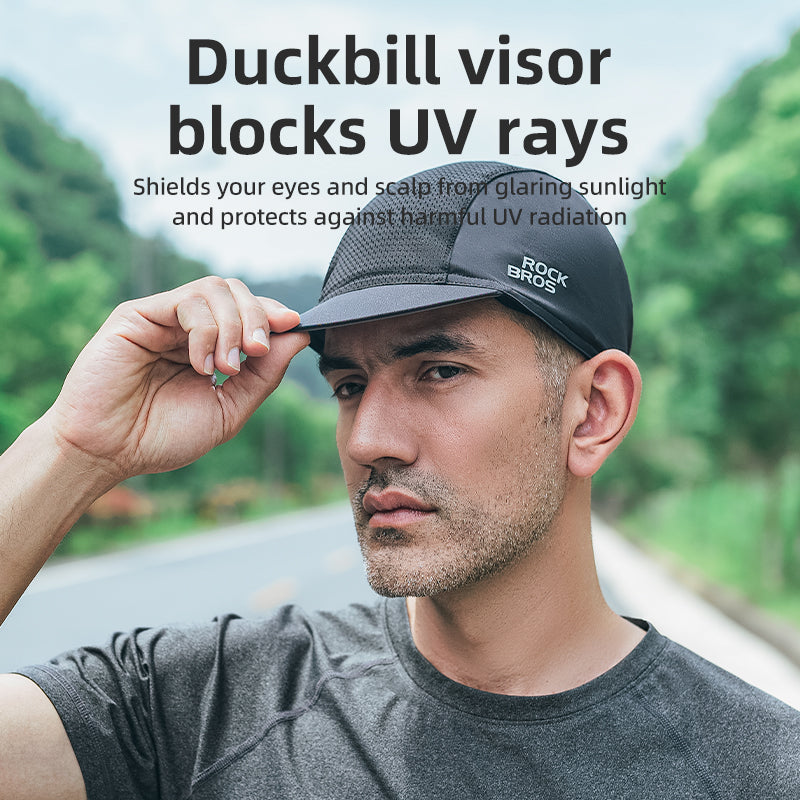 Load image into Gallery viewer, ROCKBROS Summer Sun Protection Hat with Colorful Gradient Design
