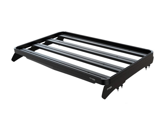 "Front Runner Slimline II Roof Rack for Toyota Tundra 3rd Generation Cab Over Camper on a white background"