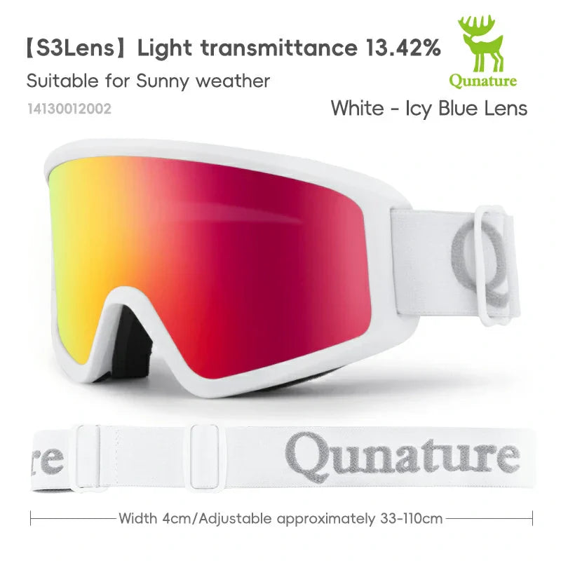 Load image into Gallery viewer, Qunature Anti-Fog Cylindrical Ski Goggles Double-Layer Lenses UV400 Protection
