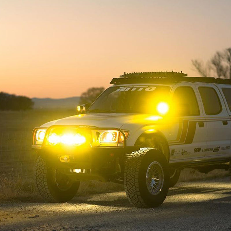 Load image into Gallery viewer, CBI Off Road 1st Gen Tacoma / 3rd Gen 4Runner Ditch Light Brackets
