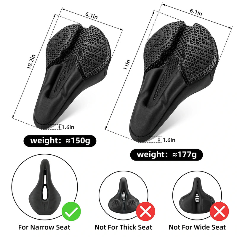 Load image into Gallery viewer, ROCKBROS 3D Printing Cushion Bike Seat Cover
