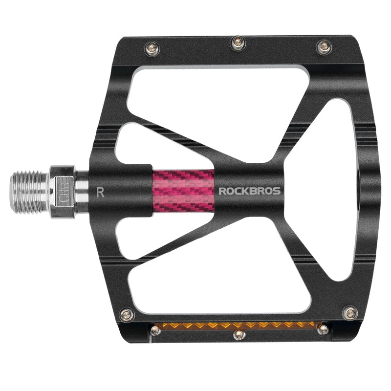 Load image into Gallery viewer, ROCKBROS Mountain Bike Pedals MTB Reflective Pedals CNC Non-Slip Lightweight Aluminum Alloy Bicycle Pedals
