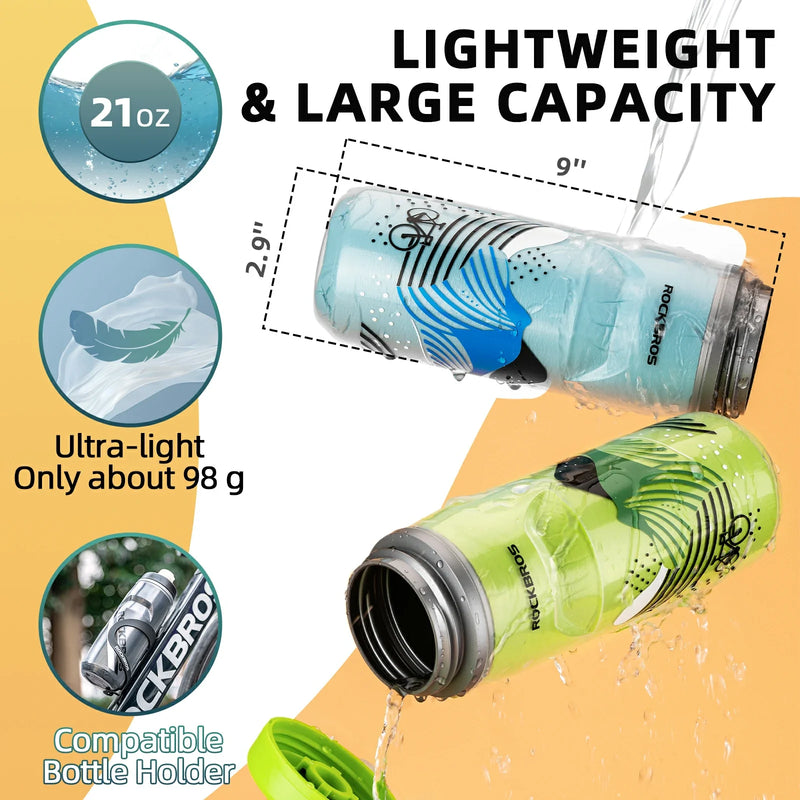 Load image into Gallery viewer, ROCKBROS 21OZ Insulated Bike Water Bottle
