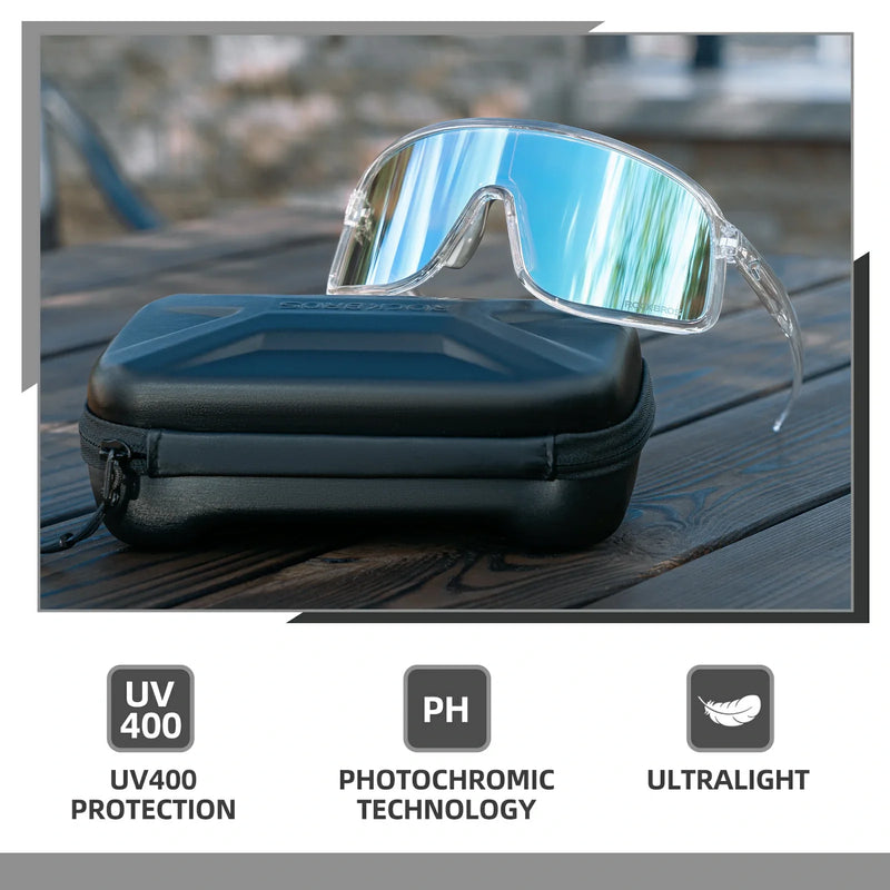 Load image into Gallery viewer, Polarized Photochromic Cycling Sunglasses
