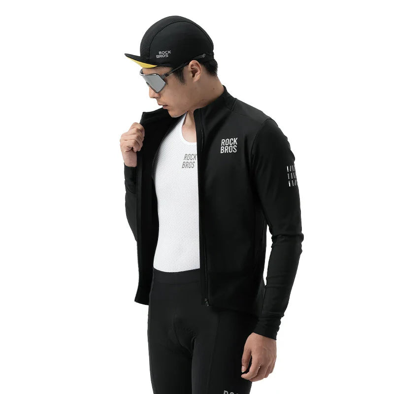 Load image into Gallery viewer, Graphene Winter Cycling Jacket for 32–41°F Windproof Cold Weather Gear
