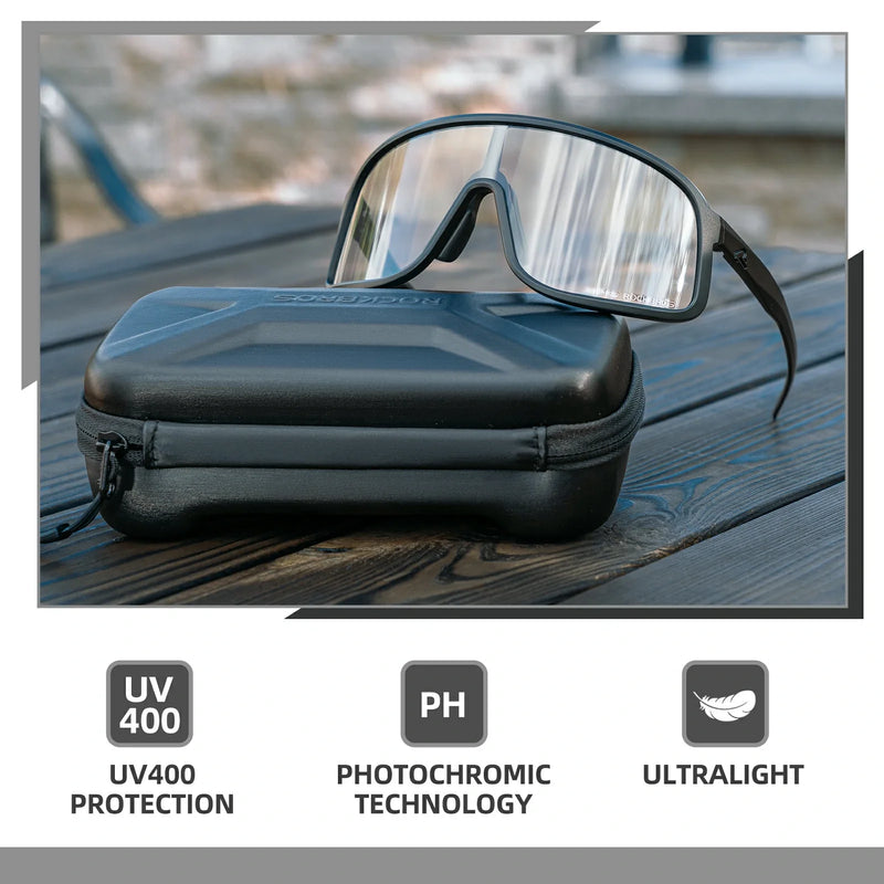 Load image into Gallery viewer, Polarized Photochromic Cycling Sunglasses
