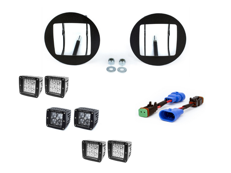 Load image into Gallery viewer, LED Fog Light Pod Replacements Brackets Kit For 2005-2011 Toyota Tacoma
