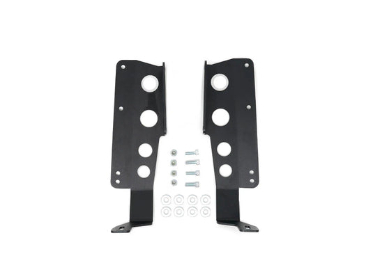 Cali Raised LED 42inch Hidden Grille Curved LED Light Bar Mounting Brackets For 2014-2021 Toyota Tundra