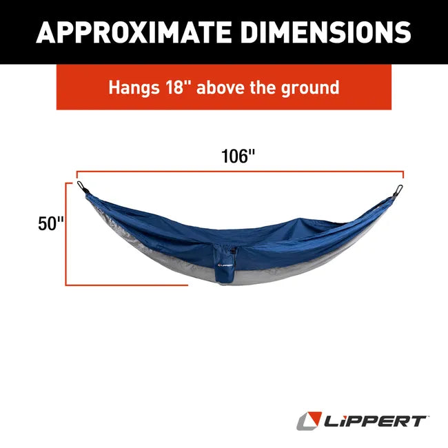 Load image into Gallery viewer, LiPPERT Cloud Camping Single Hammock
