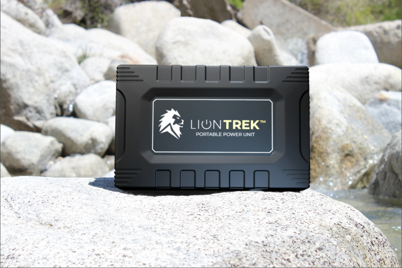 Load image into Gallery viewer, Lion Energy Lion Trek - Portable Solar Generator, LiFePO4, 150W AC
