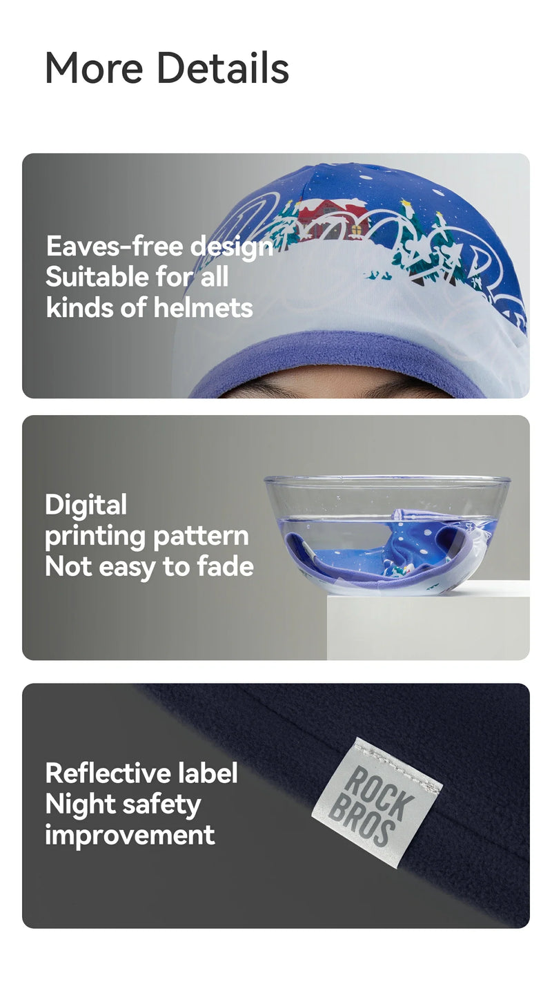 Load image into Gallery viewer, Kids Winter Fleece Beanie for Helmet Use
