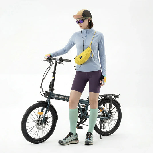 Banana Bike Handlebar Bag, Lightweight Crossbody Cycling Bag 1.8L