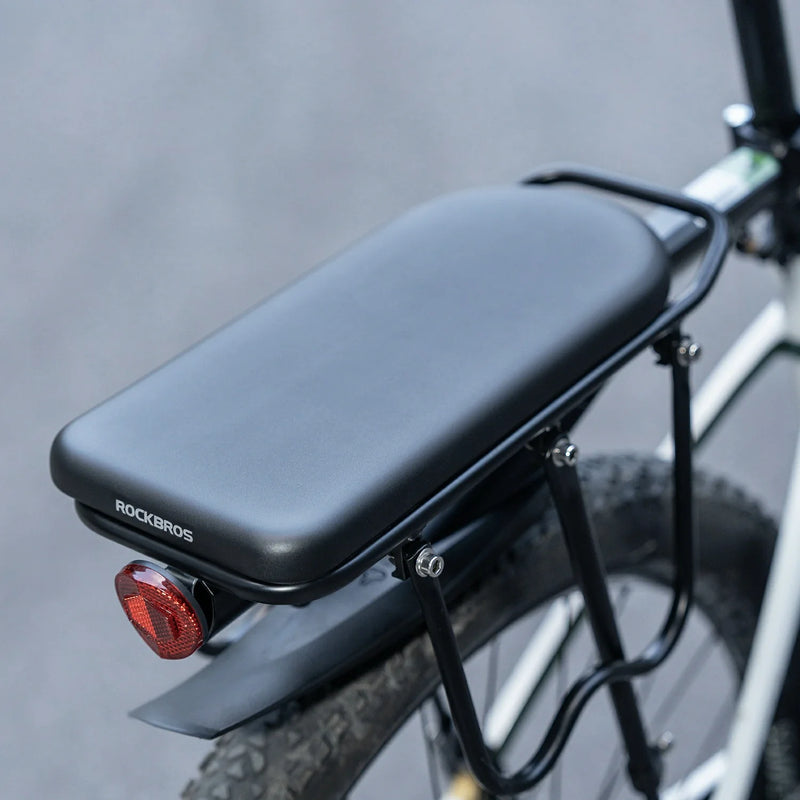 Load image into Gallery viewer, Comfortable PU Leather Bike Rear Seat Cushion for Racks
