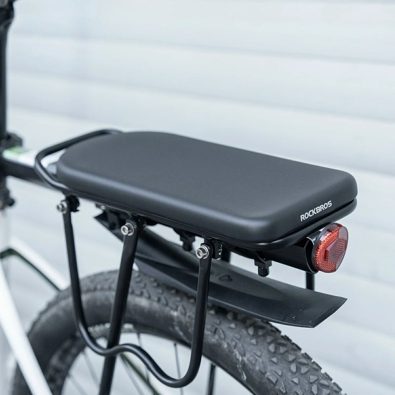 Load image into Gallery viewer, Comfortable PU Leather Bike Rear Seat Cushion for Racks
