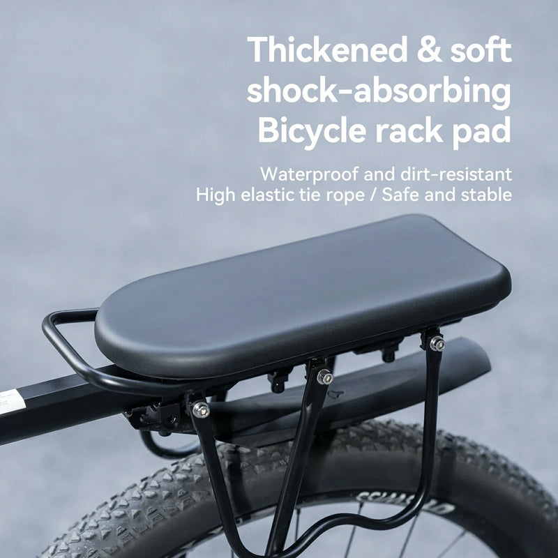 Load image into Gallery viewer, Comfortable PU Leather Bike Rear Seat Cushion for Racks
