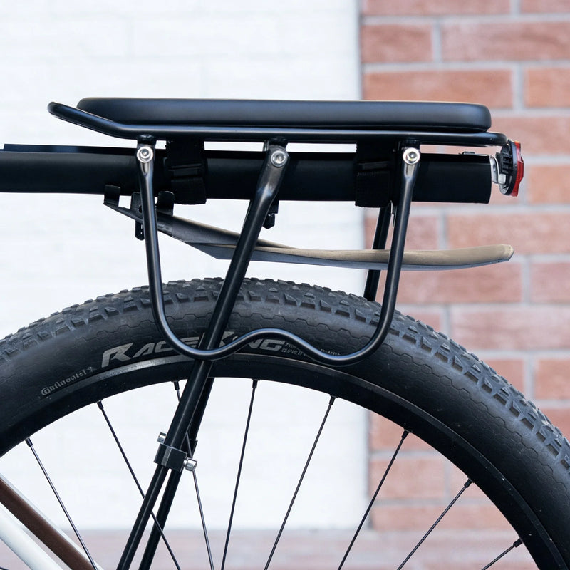 Load image into Gallery viewer, Comfortable PU Leather Bike Rear Seat Cushion for Racks
