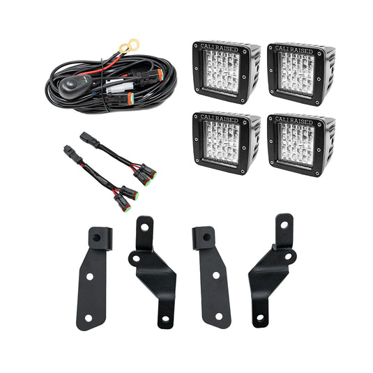 Cali Raised LED Ditch Light Mount Kit For 2021+ Ford Bronco