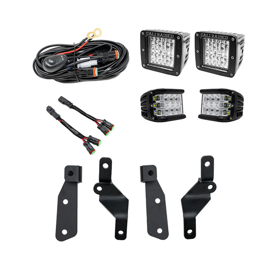 Cali Raised LED Ditch Light Mount Kit For 2021+ Ford Bronco
