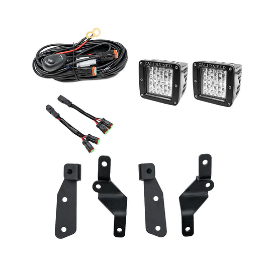 Cali Raised LED Ditch Light Mount Kit For 2021+ Ford Bronco