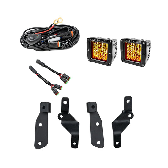 Cali Raised LED Ditch Light Mount Kit For 2021+ Ford Bronco