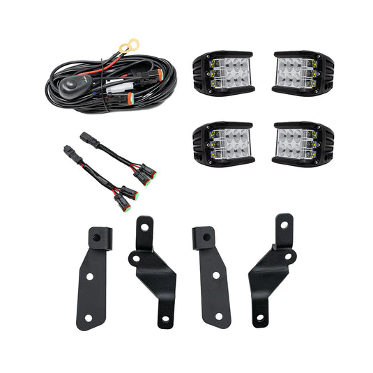 Cali Raised LED Ditch Light Mount Kit For 2021+ Ford Bronco