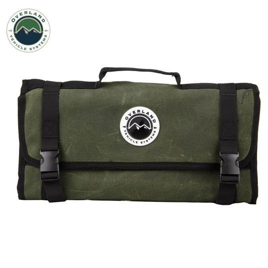 Overland Vehicle Systems Rolled Bag First Aid - #16 Waxed Canvas Universal