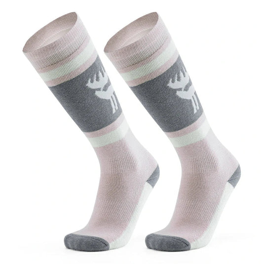 Qunature Wool Ski Socks Winter Warmth Shock Absorption for Skiing Comfort
