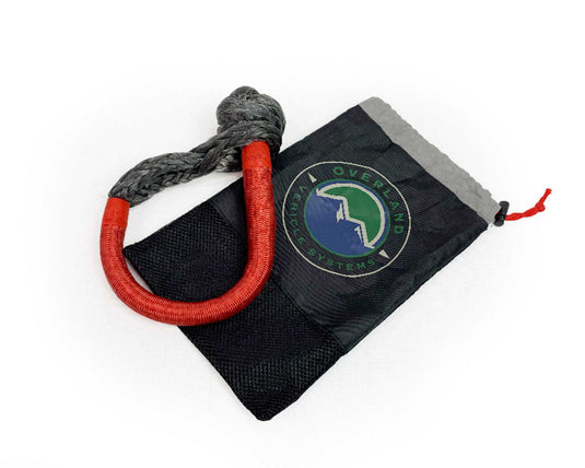 Overland Vehicle Systems 23” 5/8” Soft Recovery Shackle With A Breaking Strength Of 44,500 Lbs.