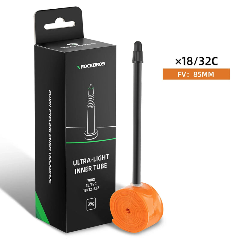 Load image into Gallery viewer, ROCKBROS Bike Inner Tube 700x18/32C Super Light 24/35g  TPU
