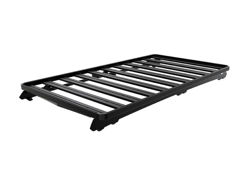 Load image into Gallery viewer, Front Runner Toyota Sequoia Slimline II Roof Rack Kit for 2008-Current models, durable black powder-coated aluminum construction with aerodynamic design, isolated on white background.
