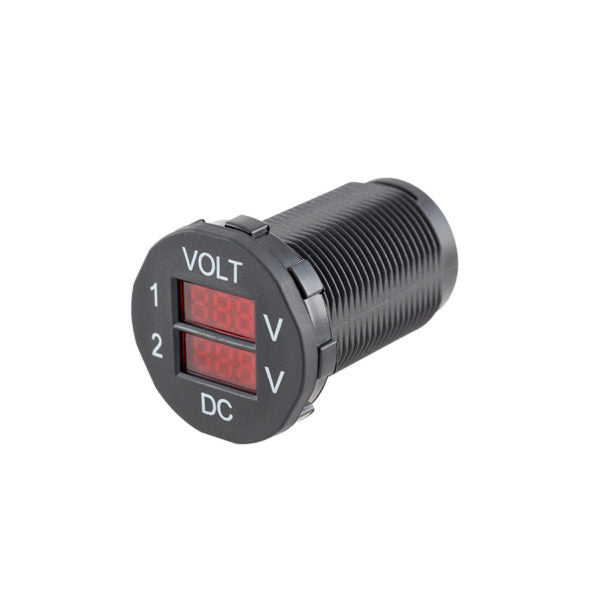 Load image into Gallery viewer, 29mm Panel Mount Dual Volt Meter (9-48Vdc)
