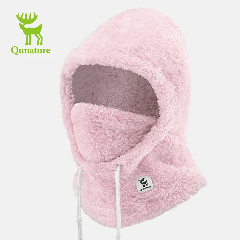 Load image into Gallery viewer, Qunature Thermal Fleece Helmet Liner – Windproof Balaclava Hood for Skiing and Winter Sports
