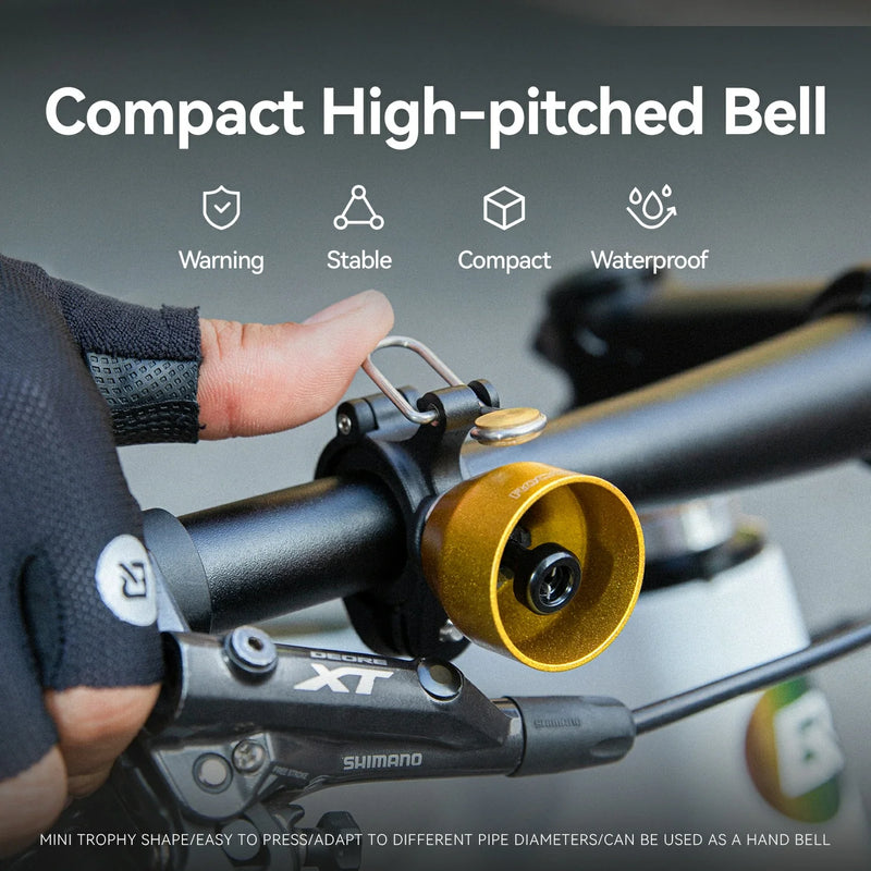 Load image into Gallery viewer, Vintage Trophy-Shaped Copper Alloy Bell
