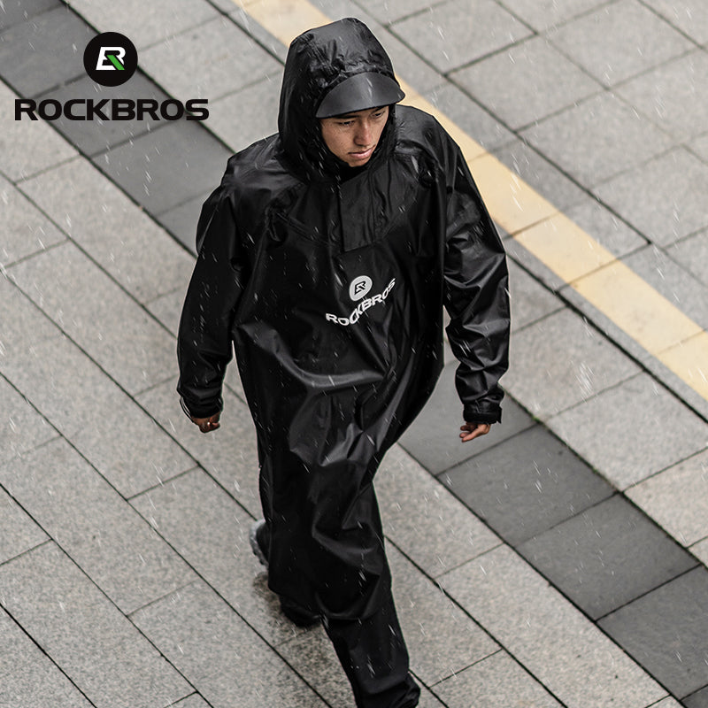 Load image into Gallery viewer, ROCKBROS Motorcycle Cycling Raincoat Hiking Outdoor Poncho Waterproof Cloak
