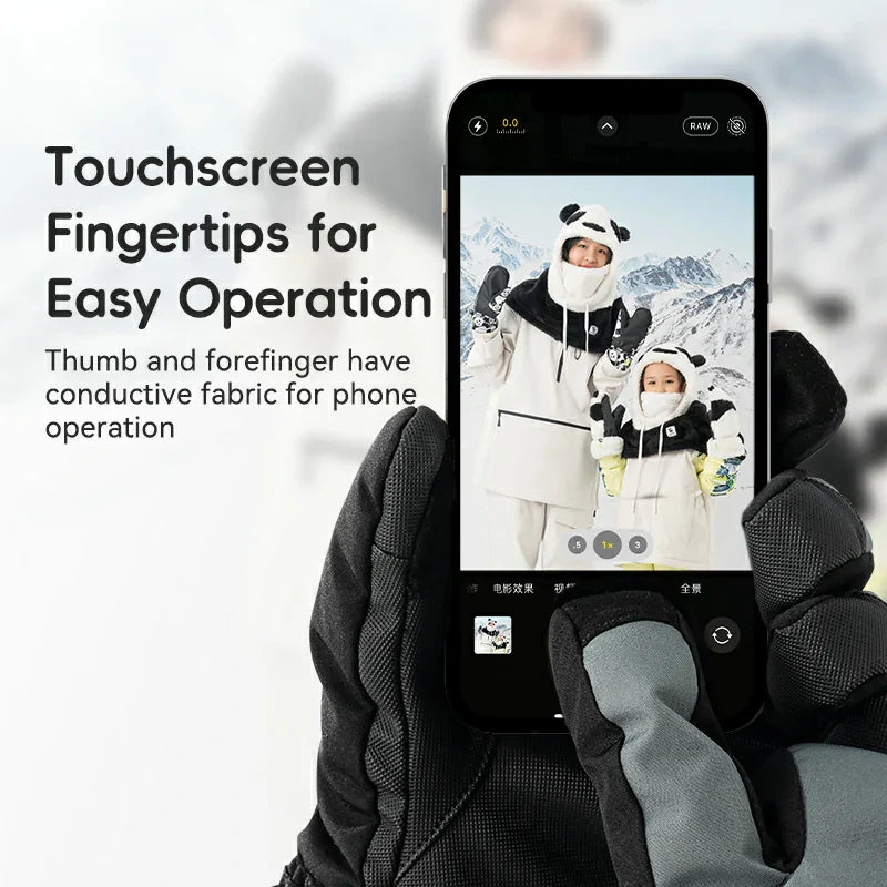 Load image into Gallery viewer, Qunature Outdoor Insulated Ski Gloves - Windproof Waterproof Touchscreen Compatible
