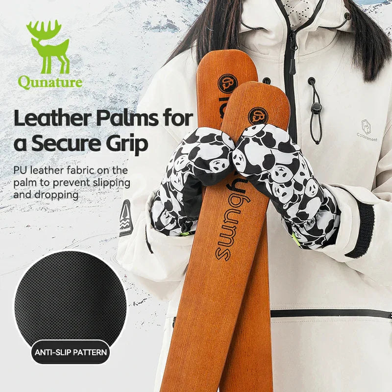 Load image into Gallery viewer, Qunature Children's Warm Ski Gloves Windproof Waterproof Insulated
