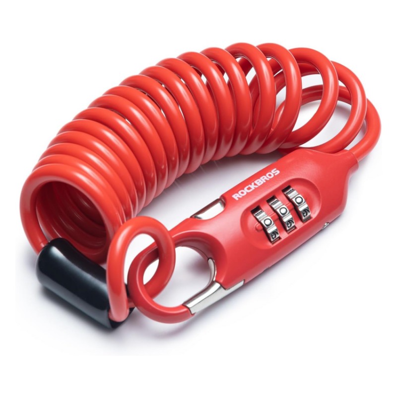 Load image into Gallery viewer, ROCKBROS Bike Lock Cable Combination Bicycle Lock - 6FT Long, Portable, Anti-Theft
