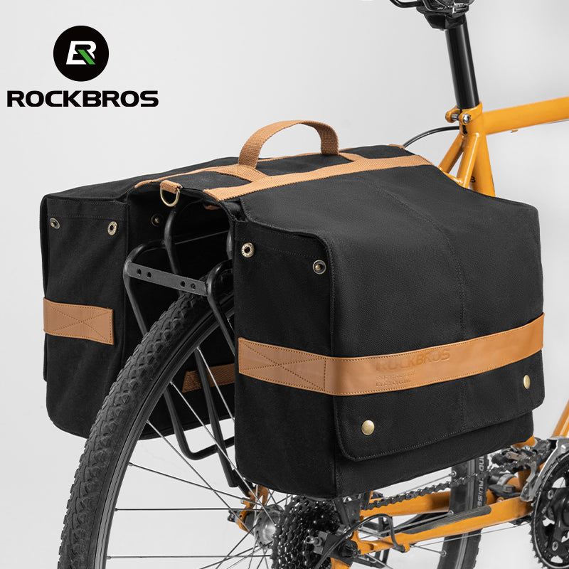 Load image into Gallery viewer, ROCKBROS 27L Expandable Bike Pannier Bag with Shoulder Strap for Various Bikes
