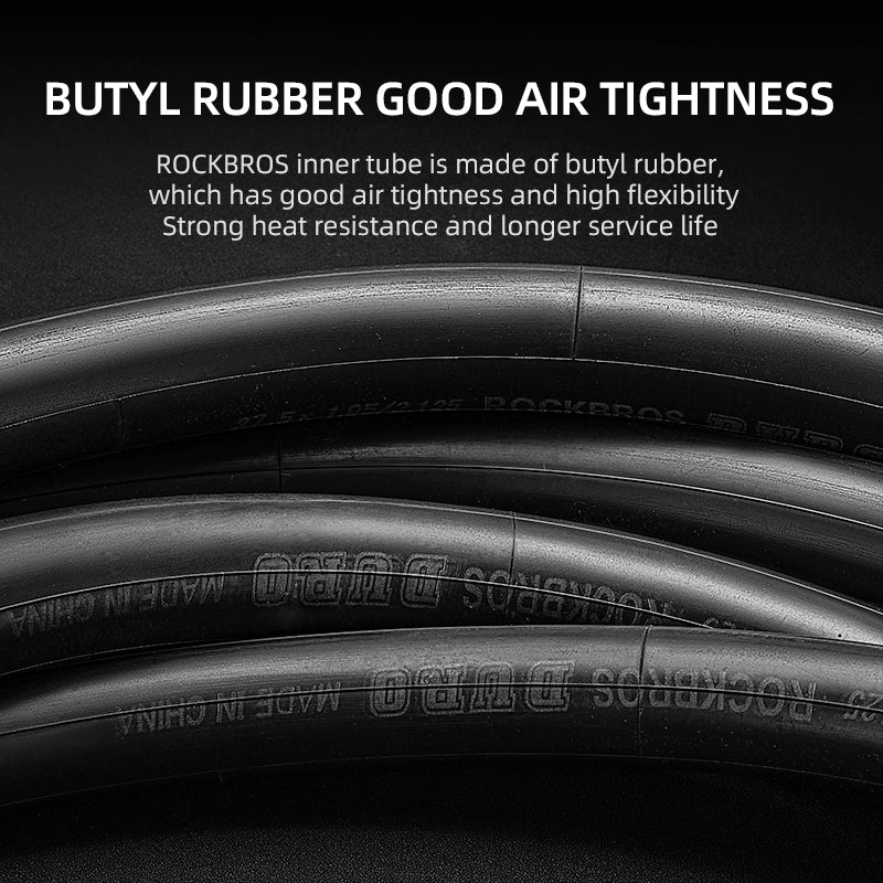 Load image into Gallery viewer, ROCKBROS 26'/27.5'X1.95/2.125 Mountain Bike Inner Tube 48mm Presta/Schrader Valve High Self Sealing Butyl Rubber
