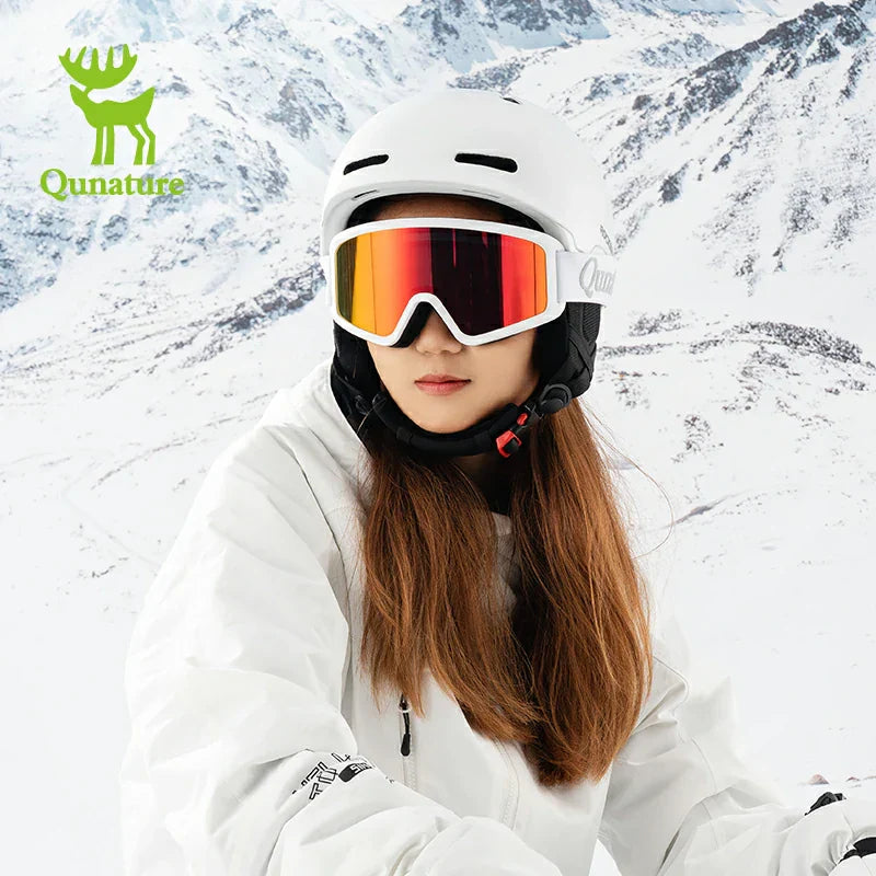 Load image into Gallery viewer, Qunature Anti-Fog Cylindrical Ski Goggles Double-Layer Lenses UV400 Protection
