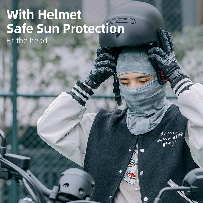 Load image into Gallery viewer, ROCKBROS Summer Ice Silk Balaclava Face Mask
