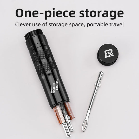 ROCKBROS Vacuum Aluminum Alloy Tire Repair Tool Compact  Portable
