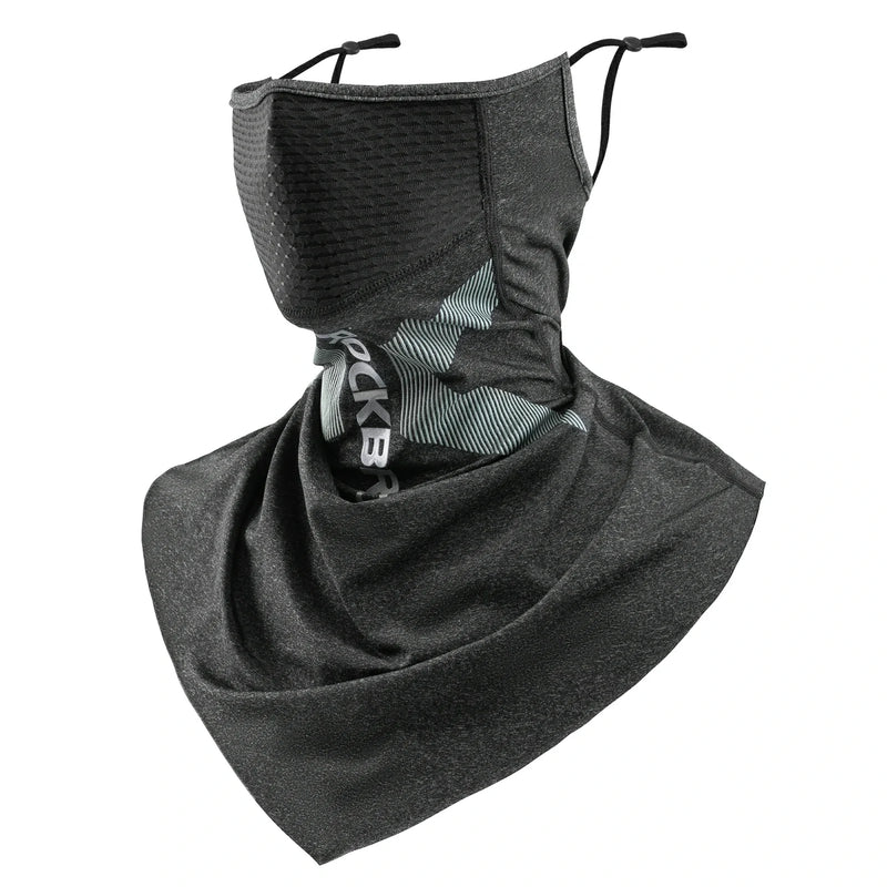Load image into Gallery viewer, ROCKBROS Cooling Neck Gaiter with Ear Loops – Breathable Summer Face Cover for Cycling Fishing

