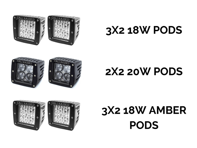 Load image into Gallery viewer, LED Fog Light Pod Replacements Brackets Kit For 2014-2024 Toyota 4Runner
