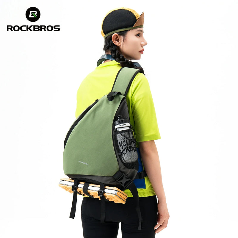 Load image into Gallery viewer, ROCKBROS 11.5L Sling Crossbody Backpack Shoulder Magnetic Buckle Travel Bag
