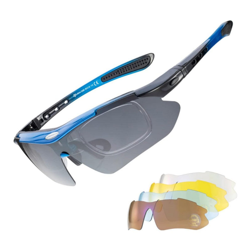 Load image into Gallery viewer, Slim Polarized Sports Sunglasses with 4 Lenses
