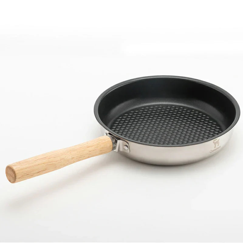 Load image into Gallery viewer, Qunature Non-Stick Stainless Steel Frying Pan with Detachable Handle
