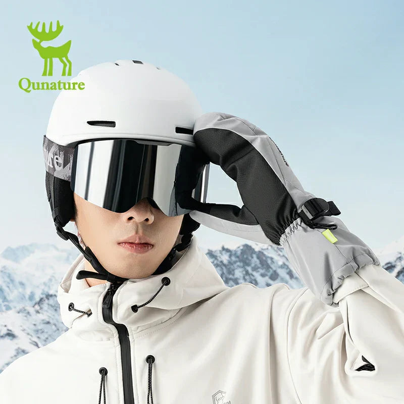 Load image into Gallery viewer, Qunature Full-Palm Ski Gloves Windproof Touchscreen Enhanced Grip
